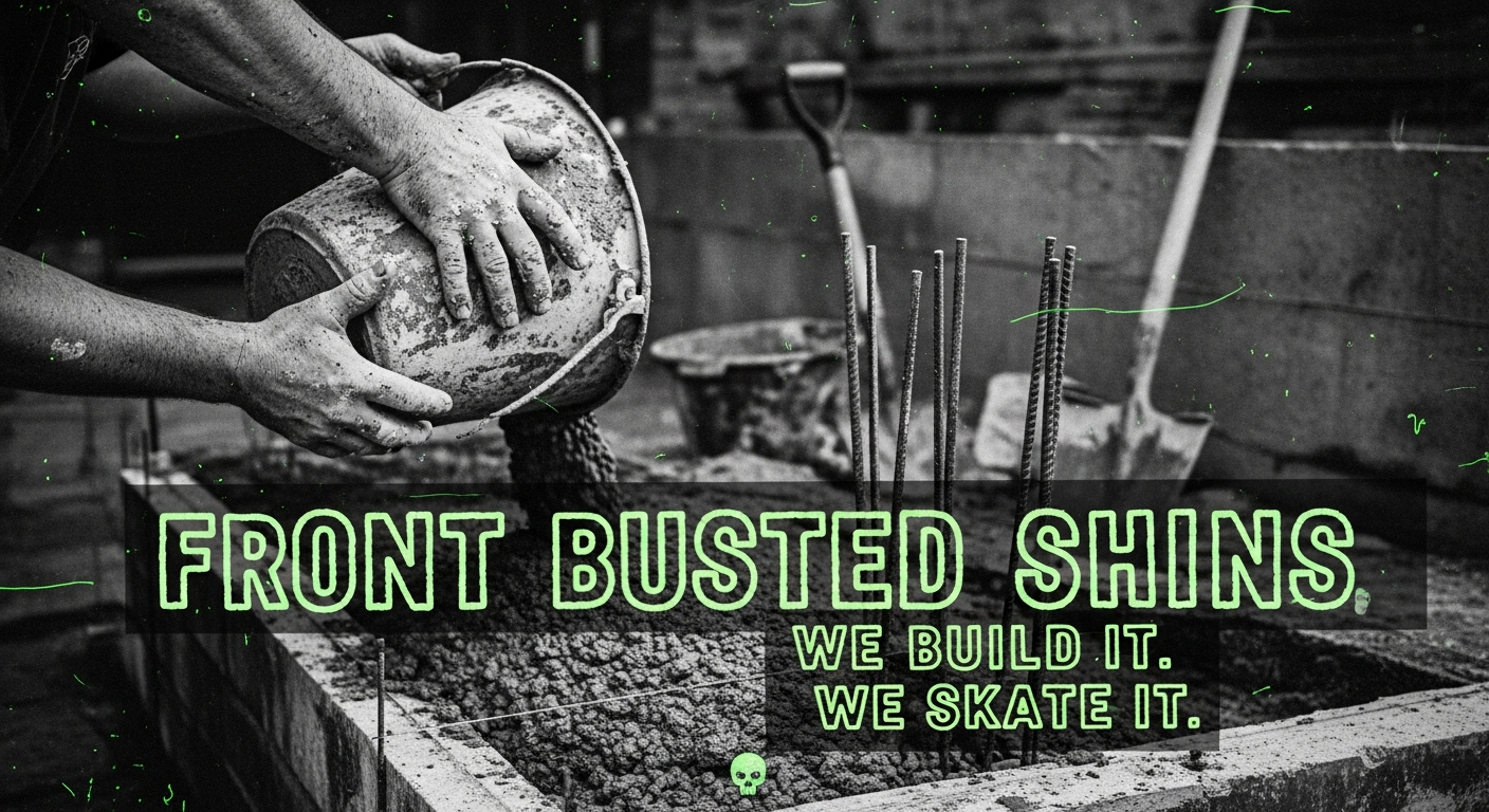 DIY skatepark construction Brooklyn