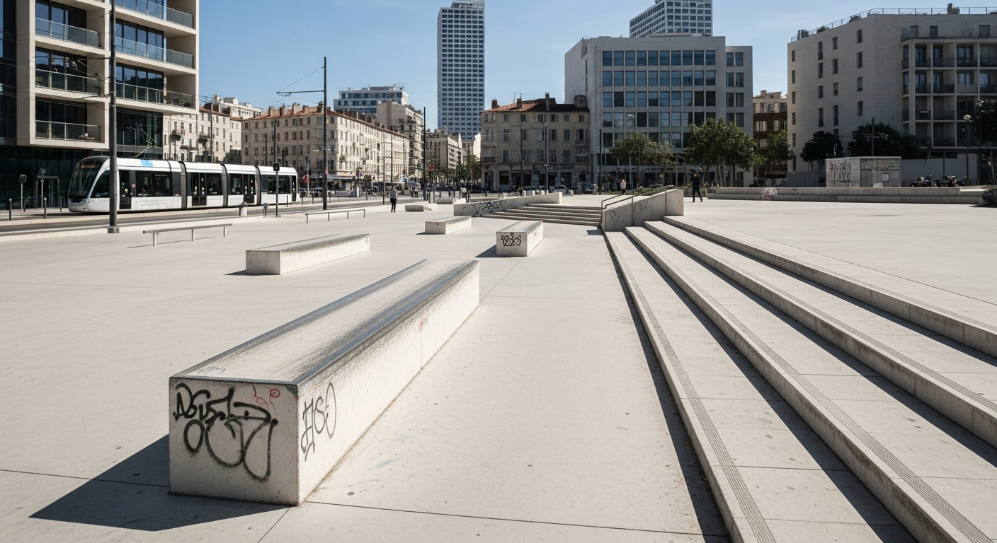 Indoor skatepark beginners France learn skateboarding
