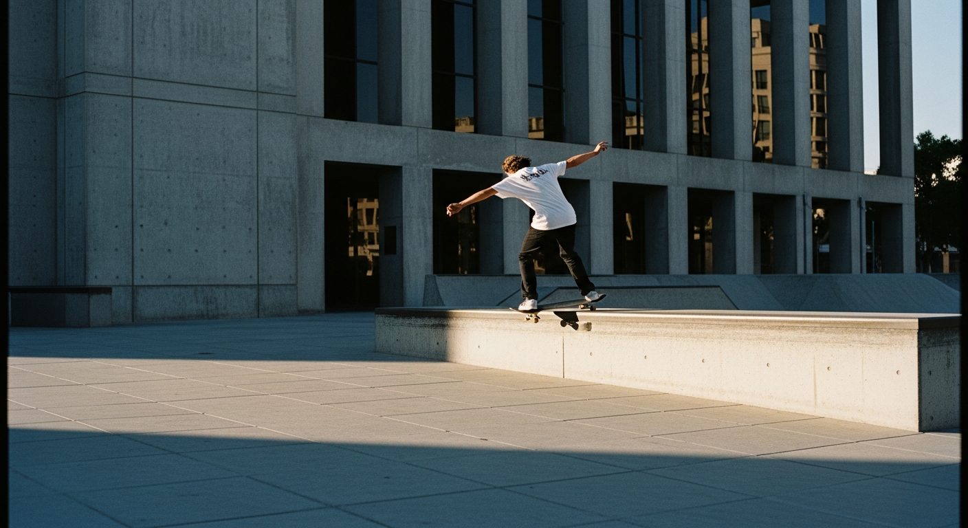 Mark Gonzales The Gonz en action street skating style Embarcadero San Francisco