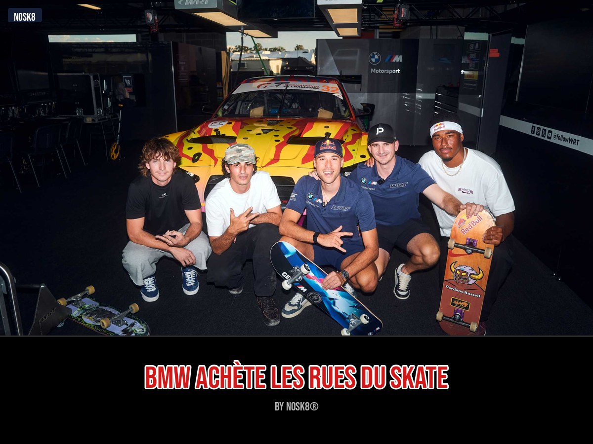Bmw achète les rues du skate