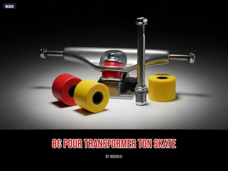 Bushings de skate : 8€ pour transformer la sensation de tes trucks