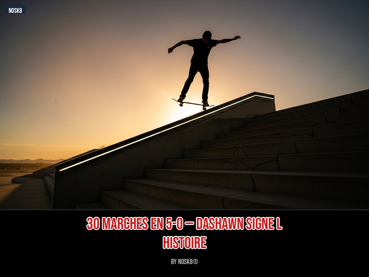 30 marches en 5-0 — dashawn signe l histoire