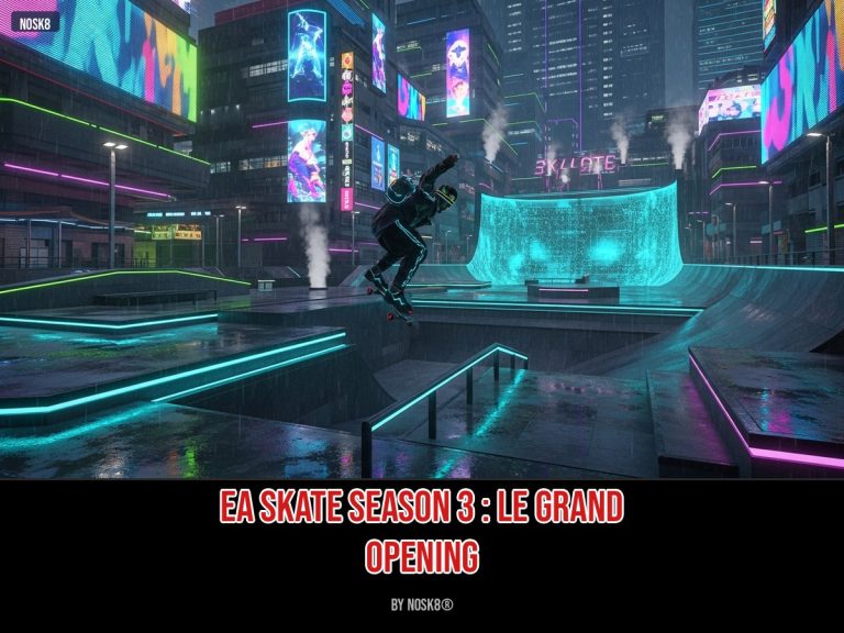 EA skate. Season 3 — Le grand opening du 14 avril cache une vraie trahison