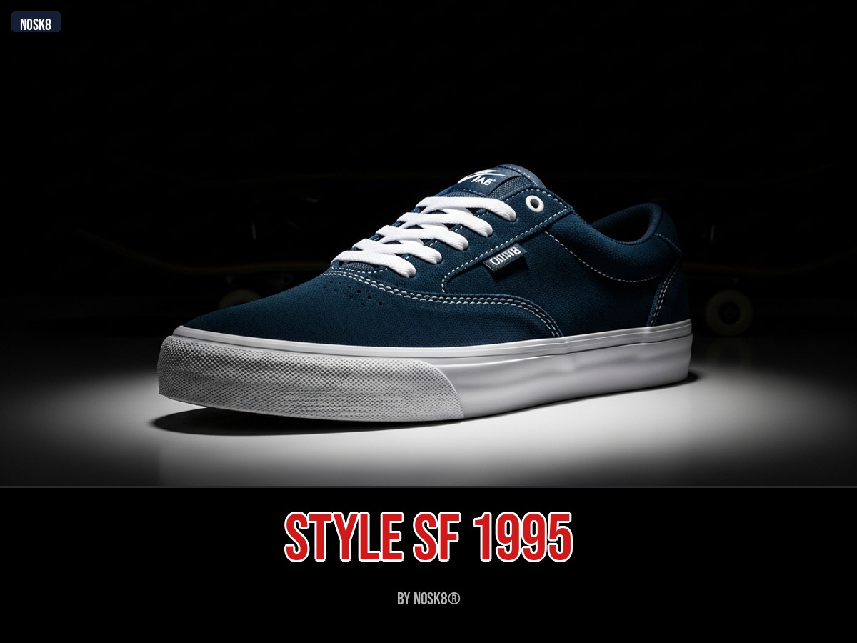 Chaussure skate DC Shoes low-top en suede pour skater un ledge comme EMB
