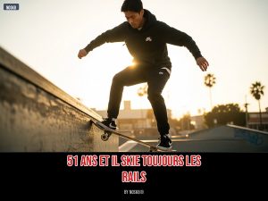 51 ans et il skie toujours les rails