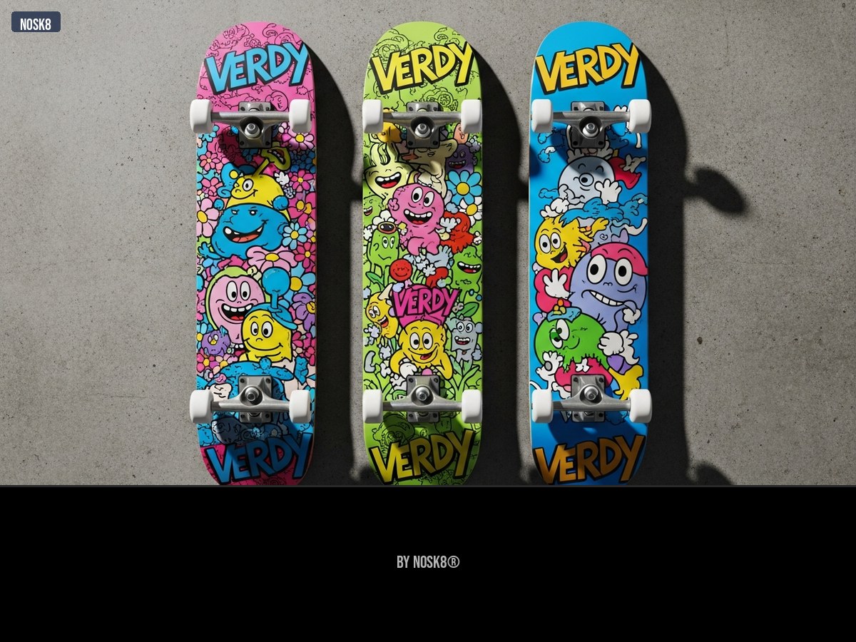Real Skateboards capsule deck Verdy Ishod Wair Skate Shop Day 2026