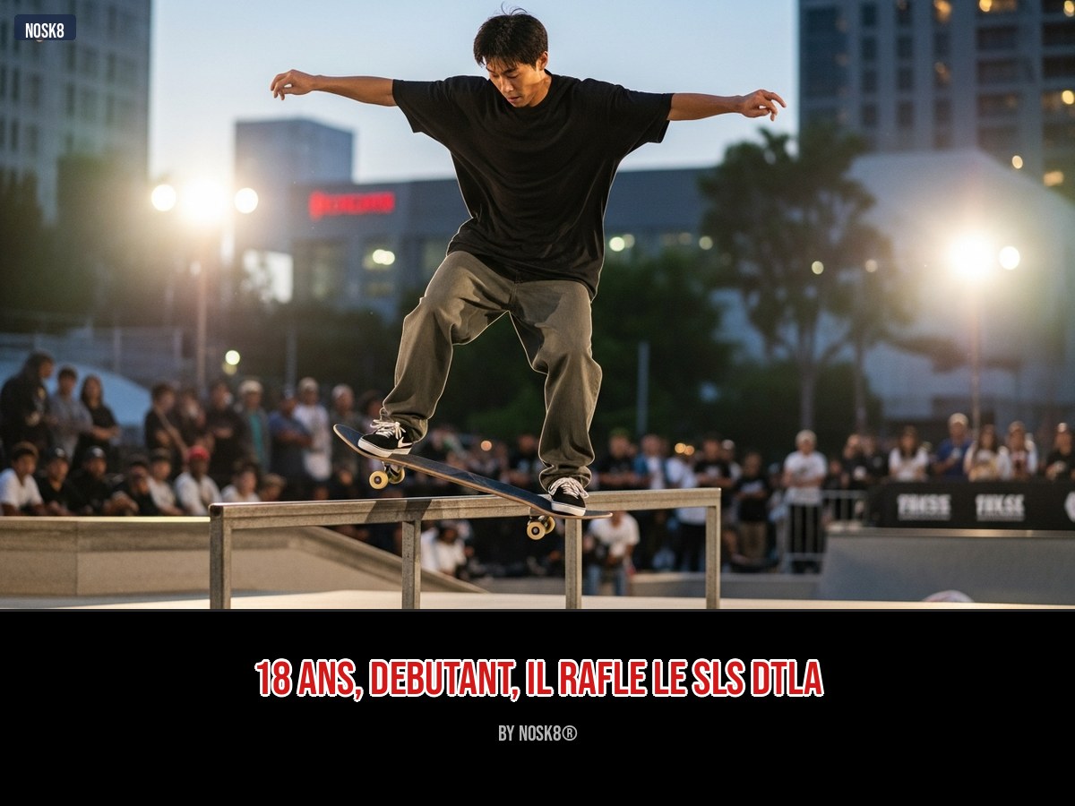 18 ans, debutant, il rafle le sls dtla