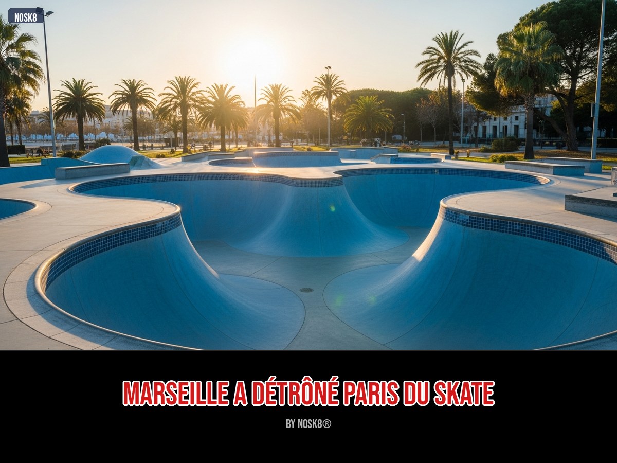 Parvis sud Orange Vélodrome Marseille spot skate hors match