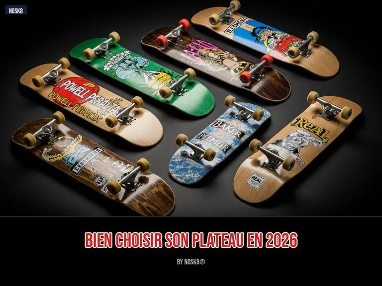 Choisir son plateau de skate en 2026 — le guide complet par niveau