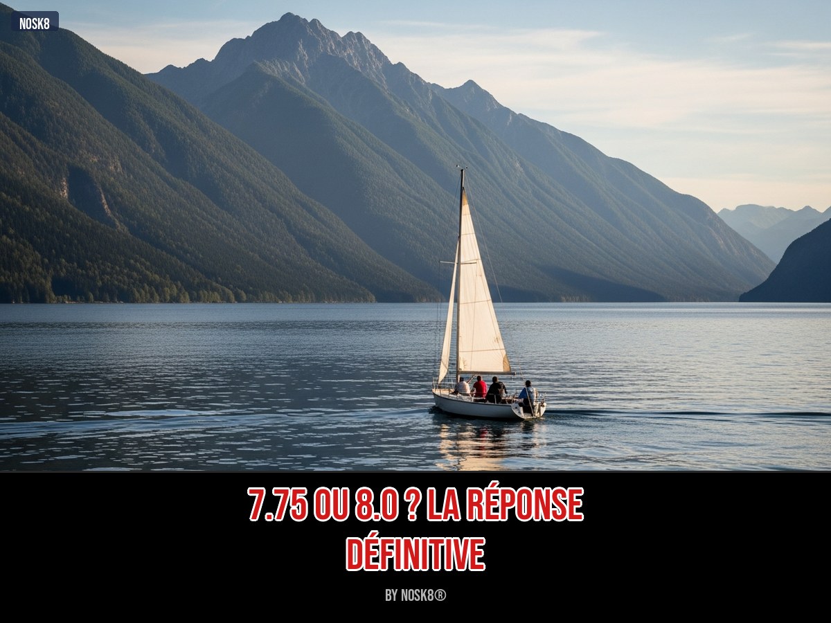 7.75 OU 8.0 ? LA RÉPONSE DÉFINITIVE