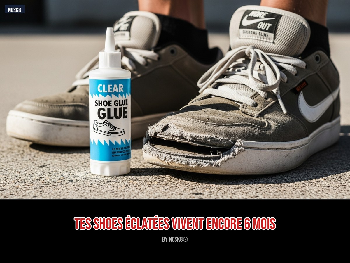 Tes shoes éclatées vivent encore 6 mois