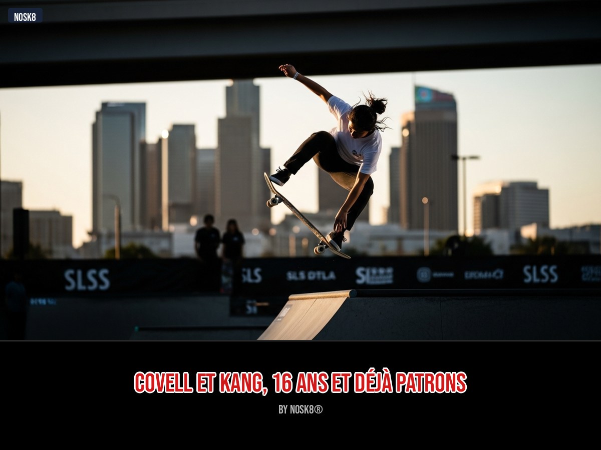 Covell et kang, 16 ans et déjà patrons