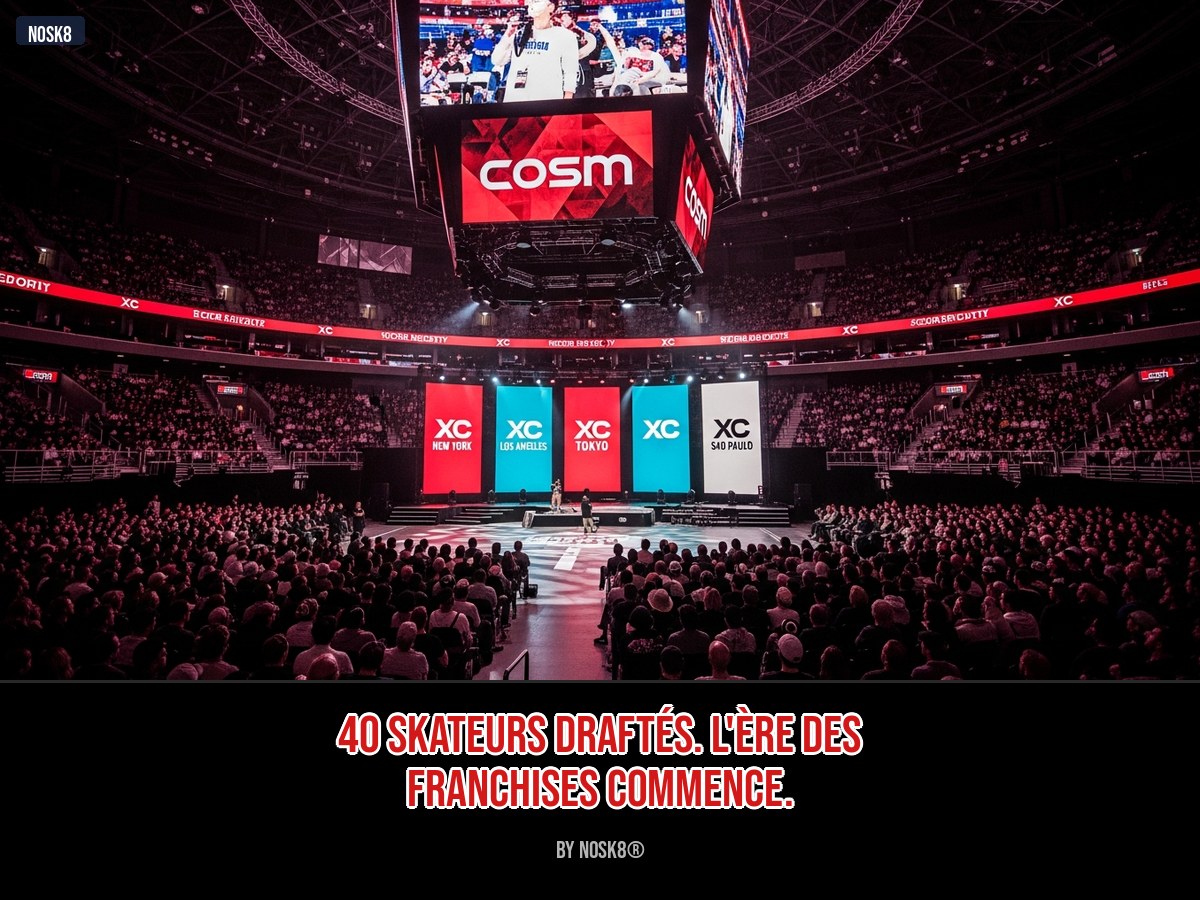 40 skateurs draftés. l'ère des franchises commence.