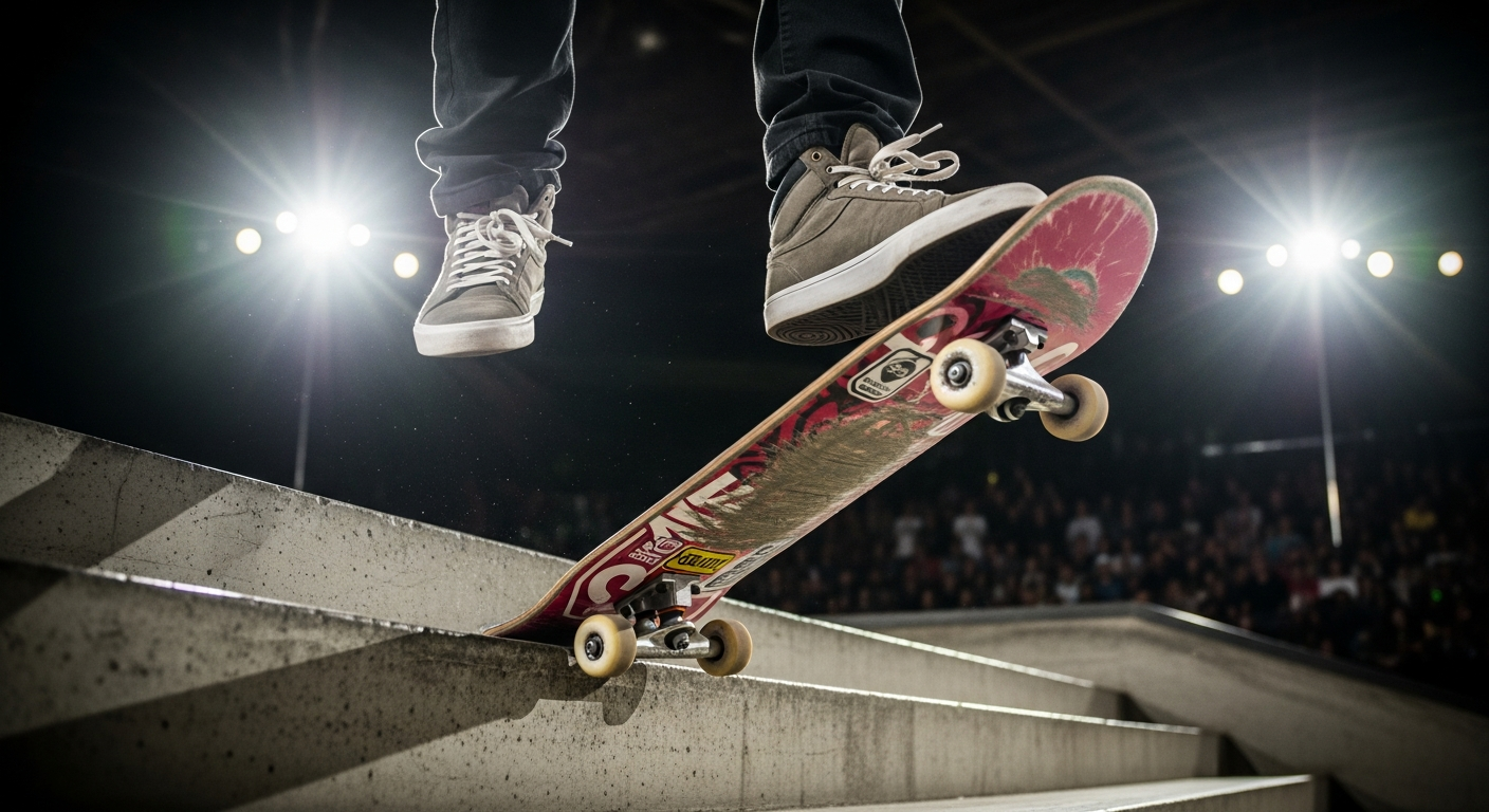 Chloe Covell kickflip SLS DTLA Takeover 2026 skateuse australienne