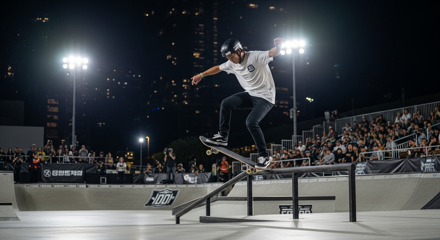 SLS DTLA Takeover 2026 compétition skateboard Downtown Los Angeles