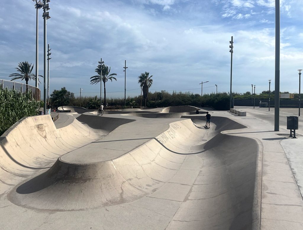 Skatepark de la Mar Bella, Barcelone