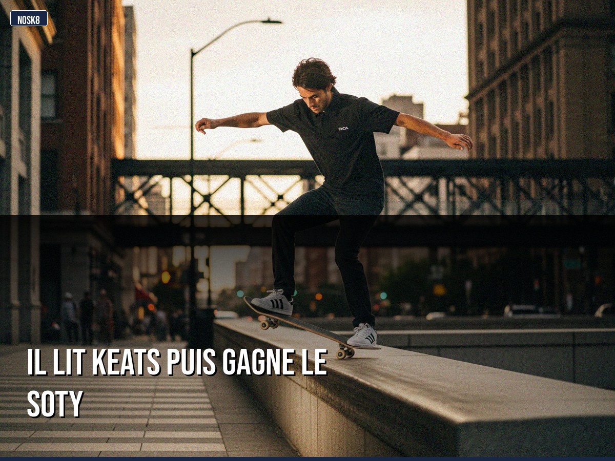 Mark Suciu — il lit Keats entre deux lines, et il a fini par gagner le SOTY