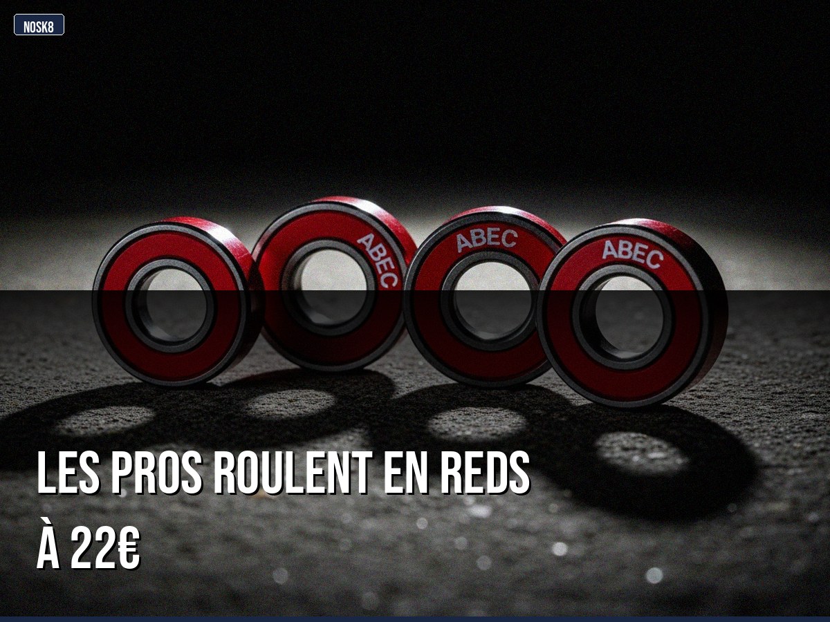 Les pros roulent en reds à 22€