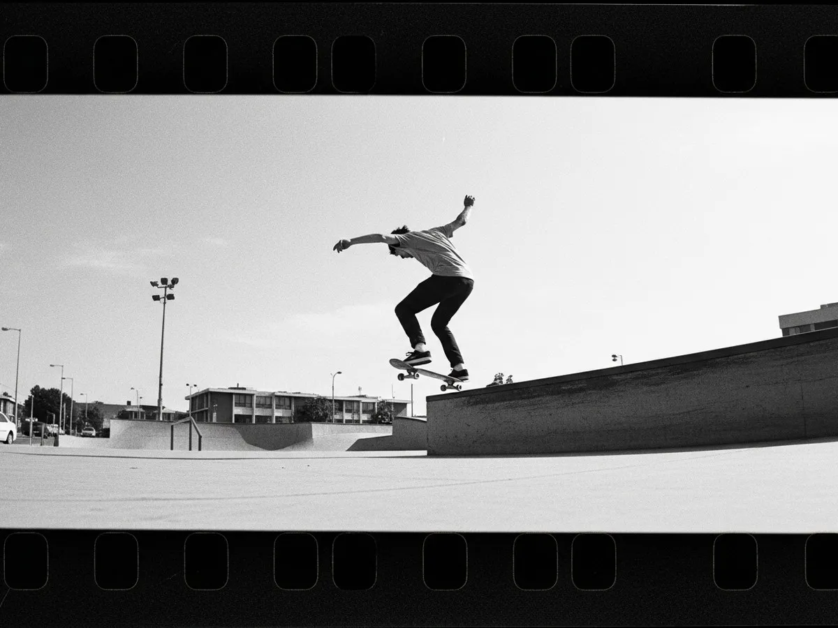 Esthétique VHS 1991 — Video Days, Blind Skateboards, street skating film grain Mark Gonzales