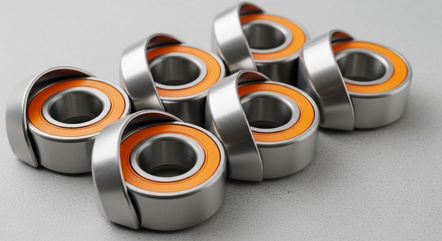 Roulements Bronson G3 silver et orange — joints frictionless