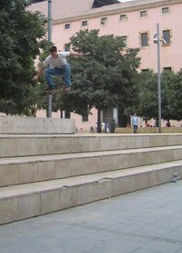 MACBA Barcelone — Plaça dels Àngels, spot de skate