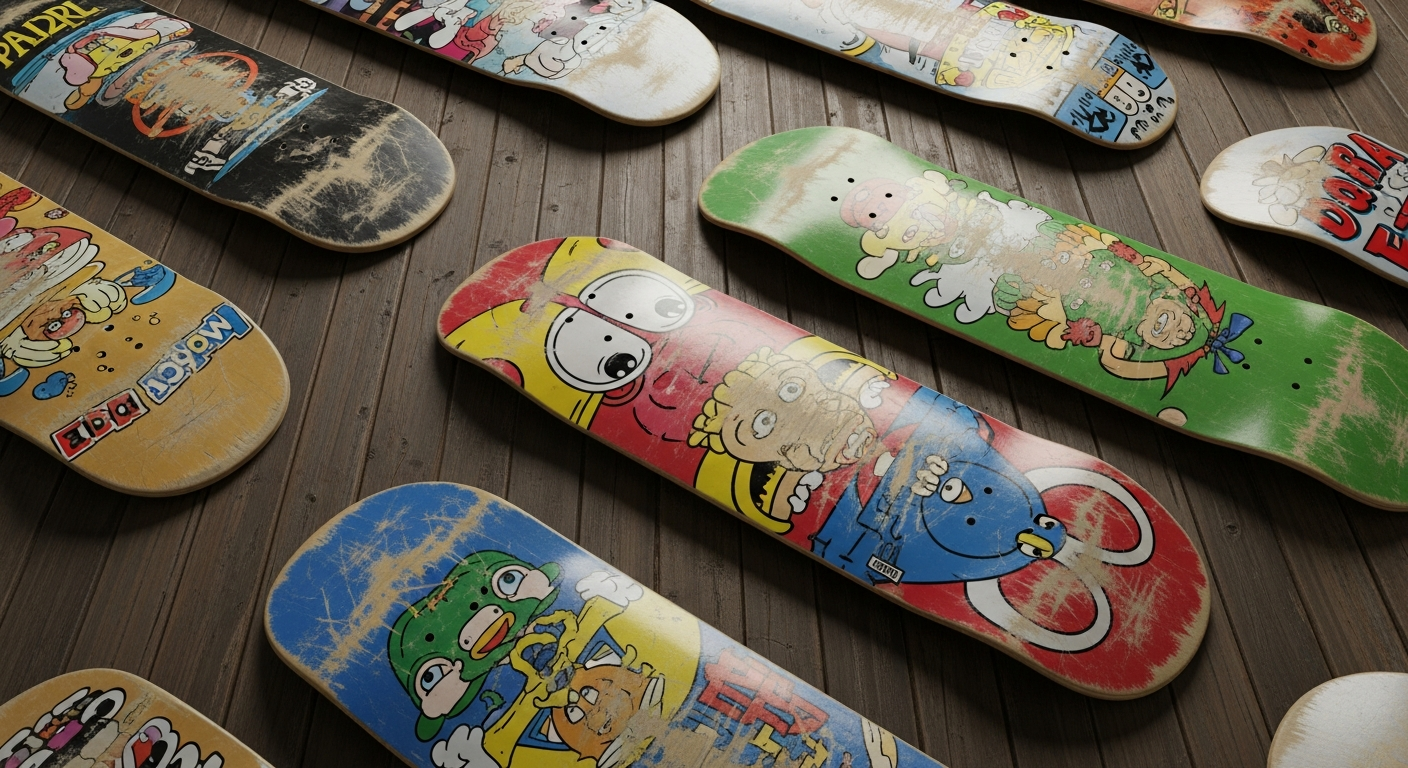 World Industries deck Devil Man vintage skateboard collection 90s