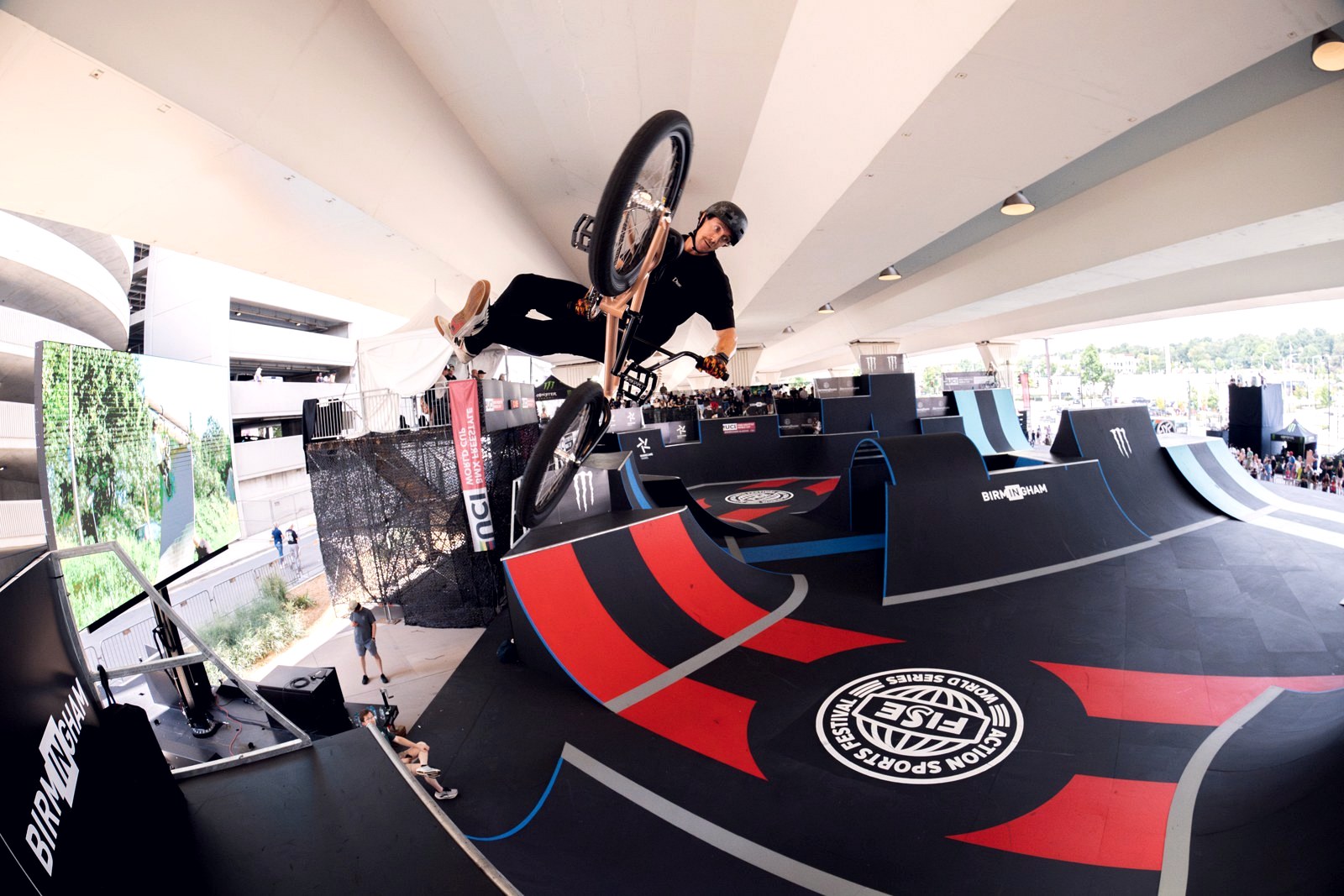 BMX Freestyle Park sur le module FISE au City Walk BHAM, Birmingham 2026