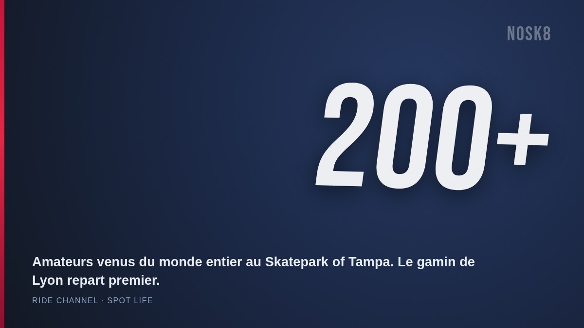 Plus de 200 amateurs venus du monde entier au Tampa Am 2015, et Aurélien Giraud premier