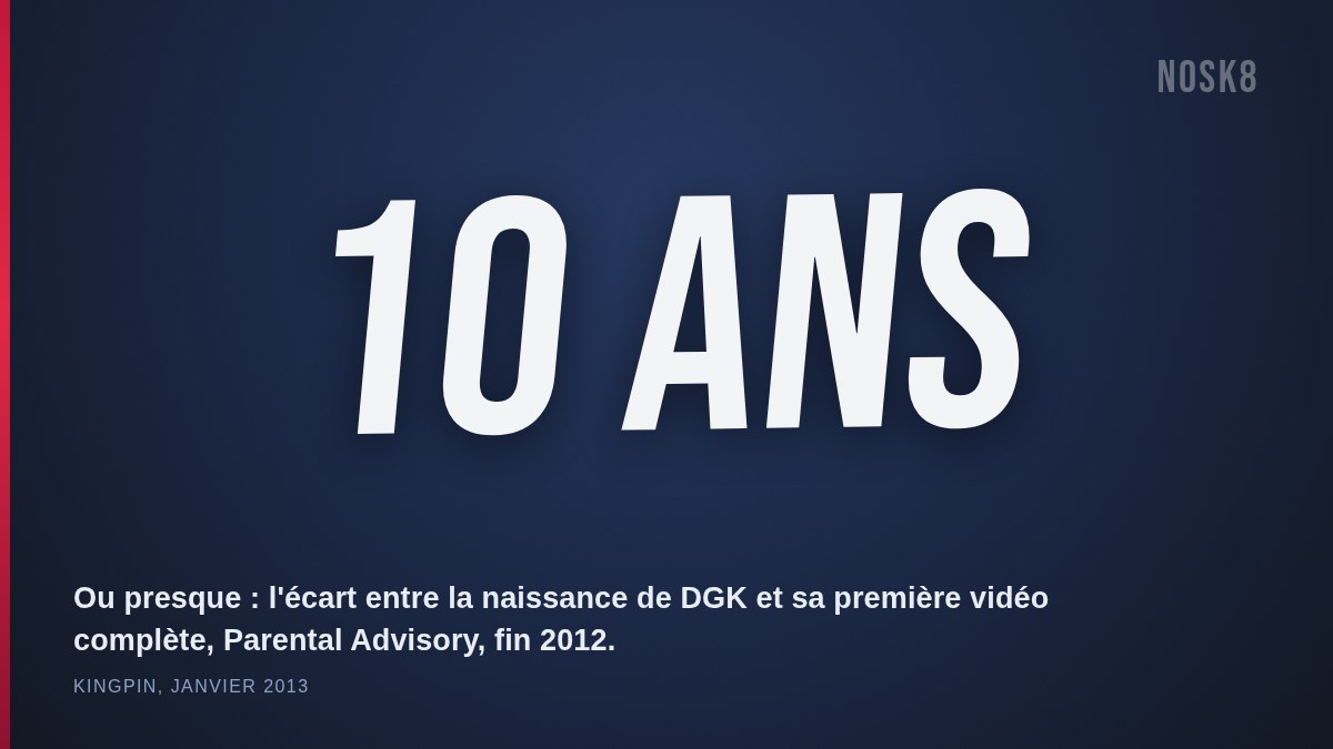 Presque dix ans entre la fondation de DGK par Stevie Williams et Parental Advisory, sa première vidéo complète