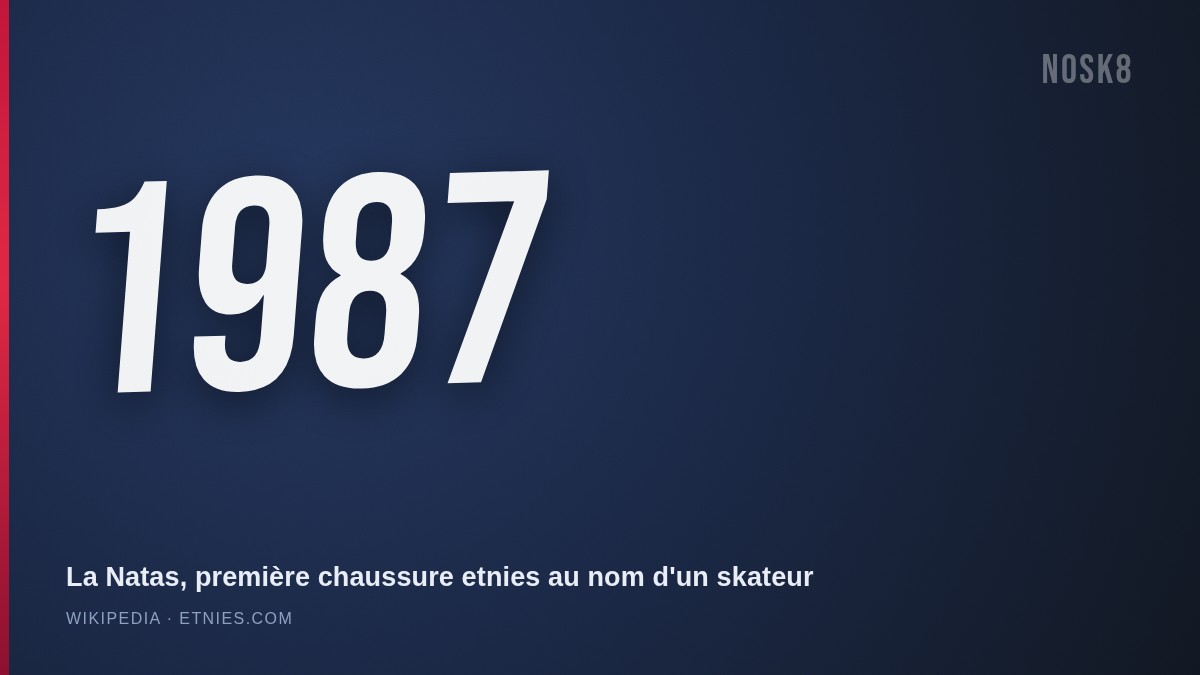1987, la Natas : première chaussure etnies au nom d'un skateur, Natas Kaupas