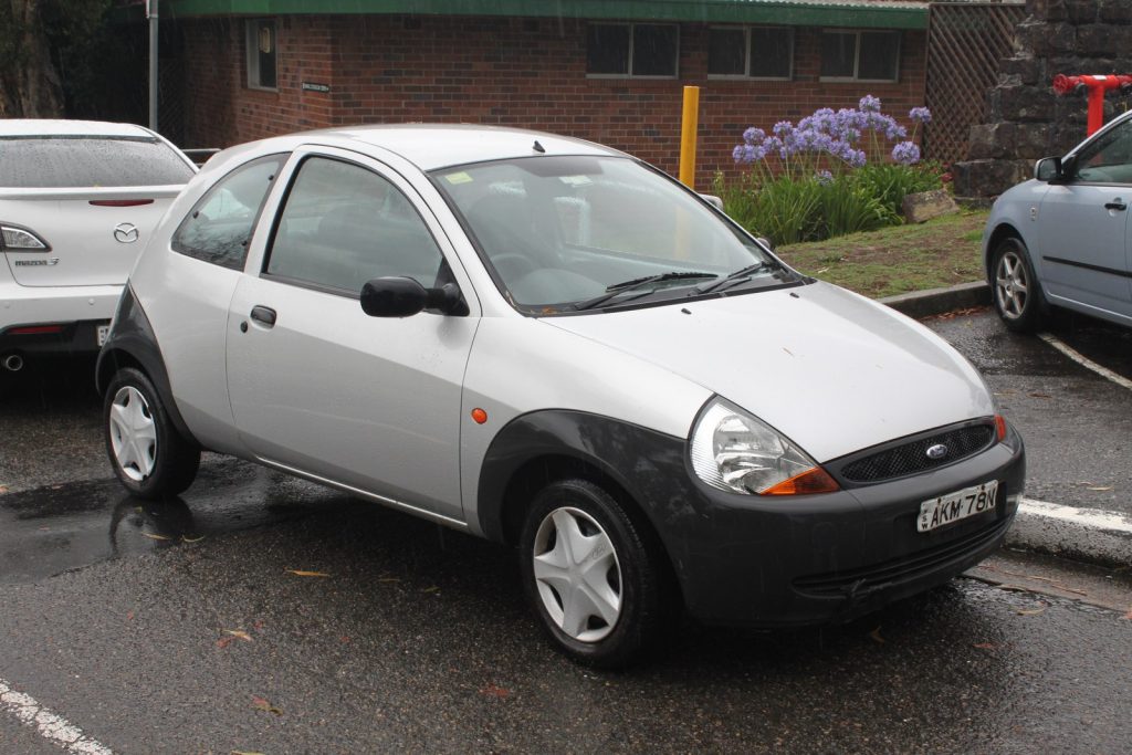 Ford Ka australienne de 2001, le modèle de la voiture gagnée par Amy Caron