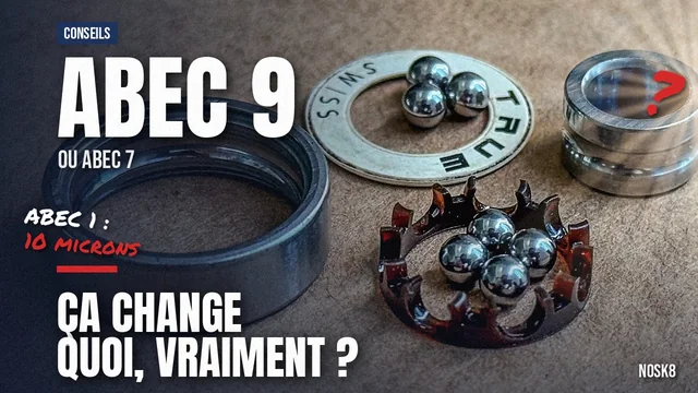 Roulements ABEC 7 ou ABEC 9 : ce que tu sens vraiment sous les roues