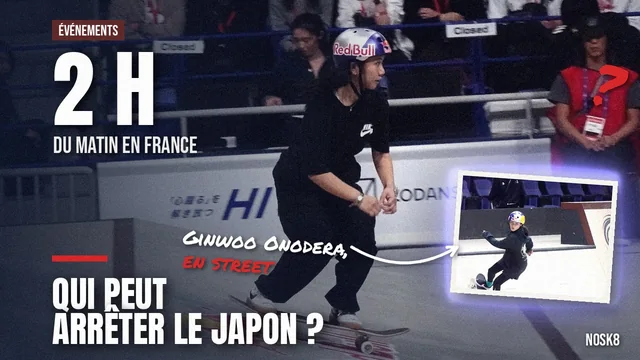 Asian Games 2026 skate : le street à 2 h du matin en France, qui peut arrêter le Japon ?