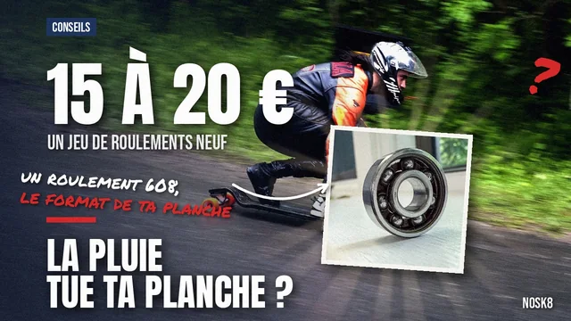 Skater sous la pluie : ce que ça détruit vraiment sur ta planche