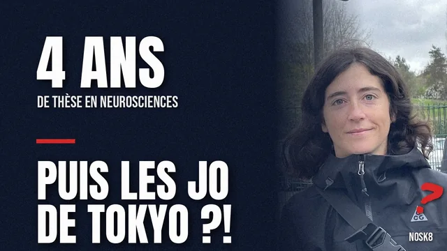 Charlotte Hym : 4 ans de thèse en neurosciences, puis les JO de Tokyo. Comment on tient les deux ?