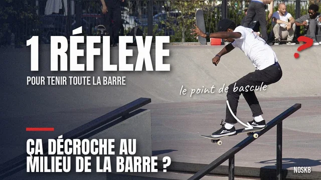 Boardslide : pourquoi ta planche décroche toujours au milieu de la barre ?