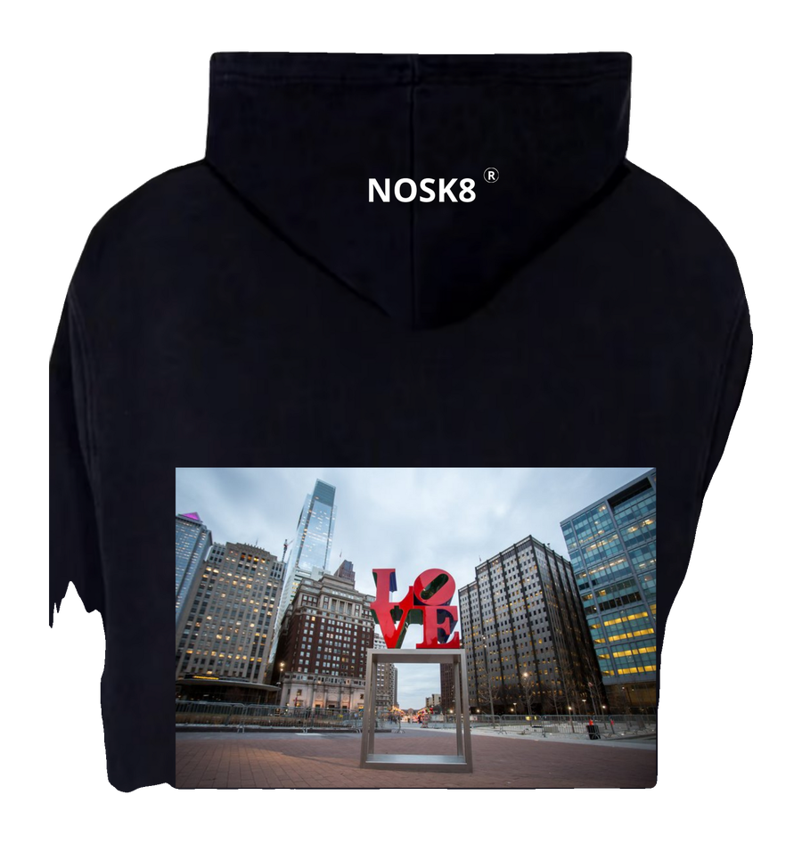 HOODIE NOSK8® P.B HEART #PHILI - vue 6