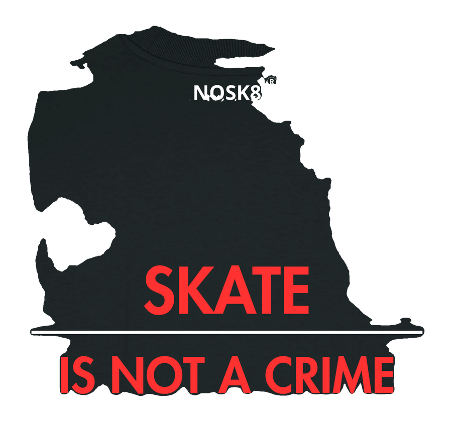 TEE-SHIRT NOSK8® NOSKATE #SNC - vue 3