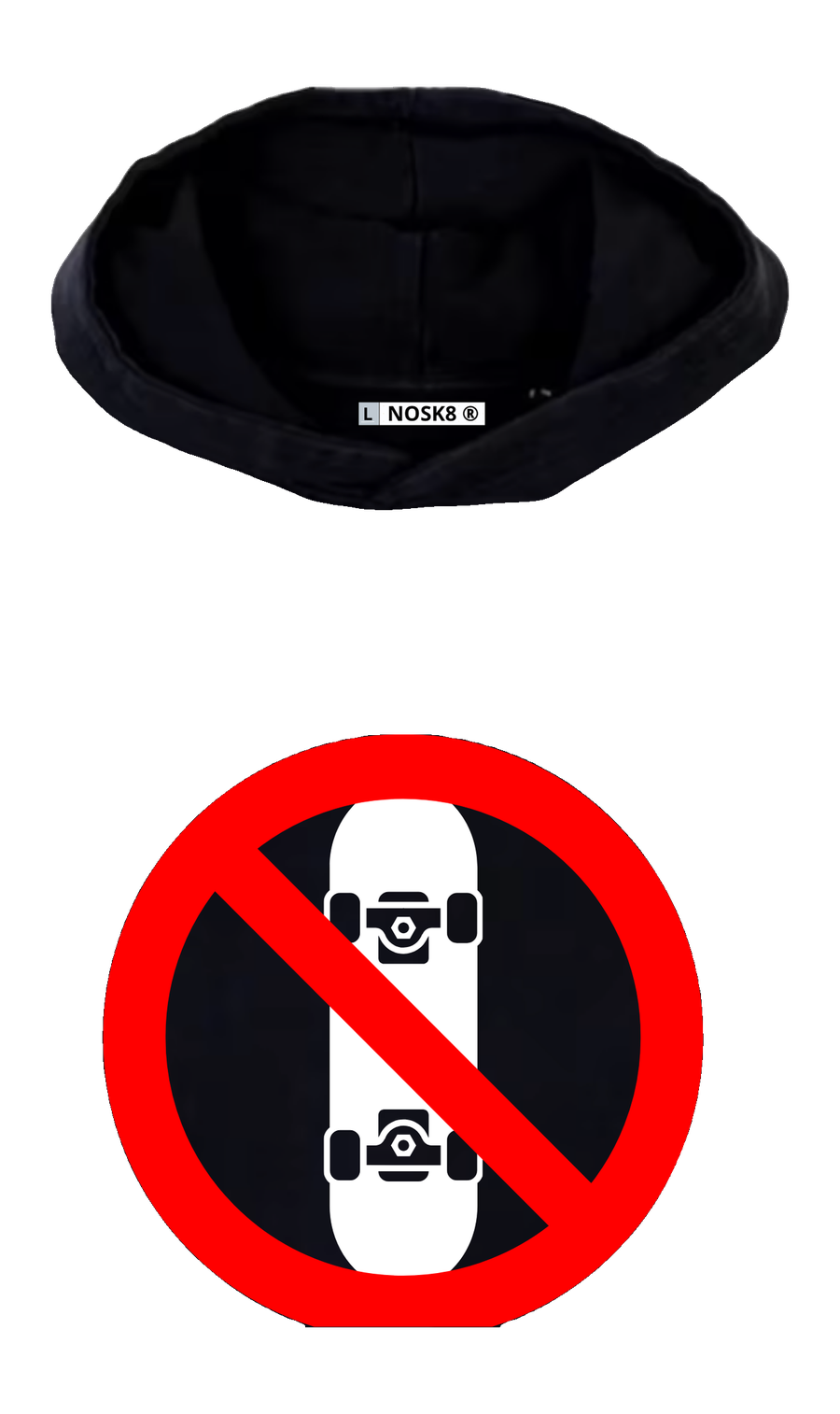 HOODIE NOSK8® NOSKATE #NSITA - vue 3